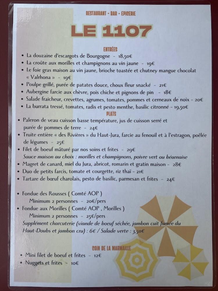 Le 1107 - Menu Image 2
