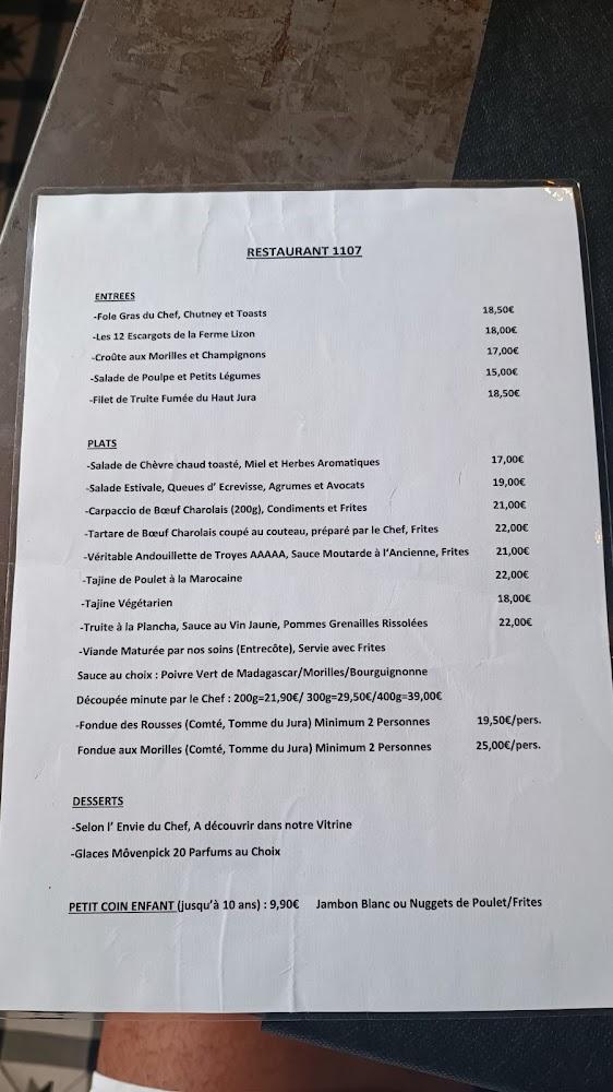 Le 1107 - Menu Image 4